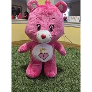 Care Bears Secret Bear 2016 Pink Plush Kelly Toys Damage On Bottom Of One Foot